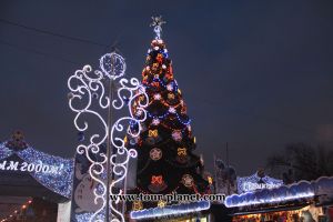 Christmas Fair in St. Petersburg, Russia