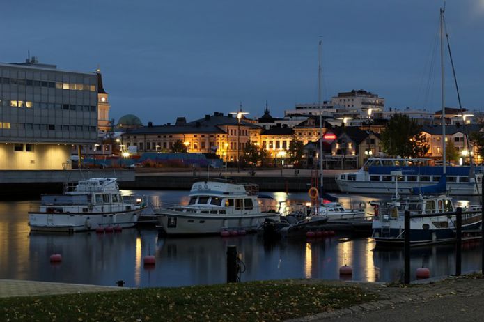 Oulu city - Finland, Boats, Ships, Gulf, Harbor