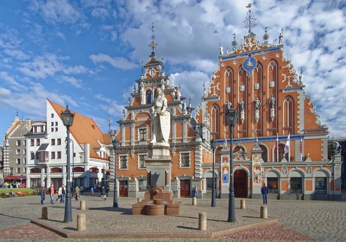 Riga, Latvia  - Town Hall Square 