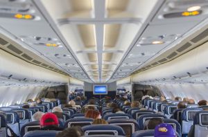 airplane, in the cabin