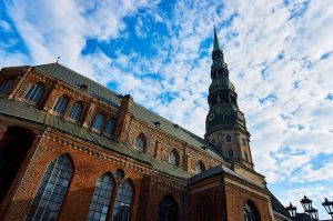 Riga, Latvia - St. Peter's Church, Historical Center, Old Town of Riga