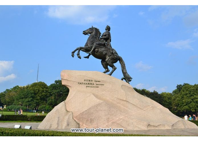 The Bronze Horseman, Monument to Peter I. St. Petersburg, Russia